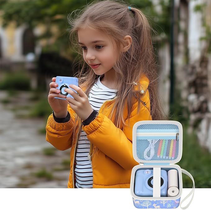 PAIYULE Kids Instant Print Camera Case Compatible
