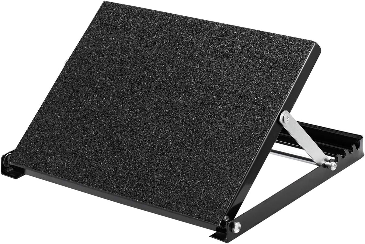 Professional Steel Calf Stretcher - Adjustable Ankle Incline Board with Non-Slip Surface | 16" x 14", 500 LB Capacity
