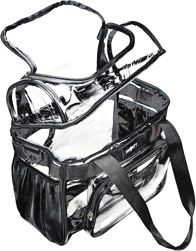J.CARP Clear Bag Heavy Duty Backpack Durable Transparent See Through Bag