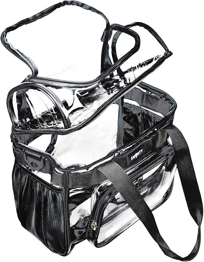 J.CARP Clear Bag Heavy Duty Backpack Durable Transparent See Through Bag