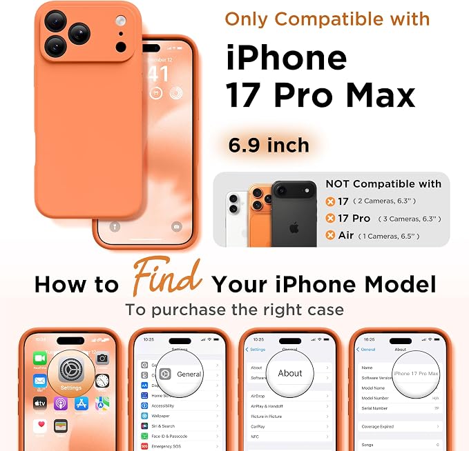 GolbinBox Magnetic for iPhone 17 Pro Max Case, Compatible
