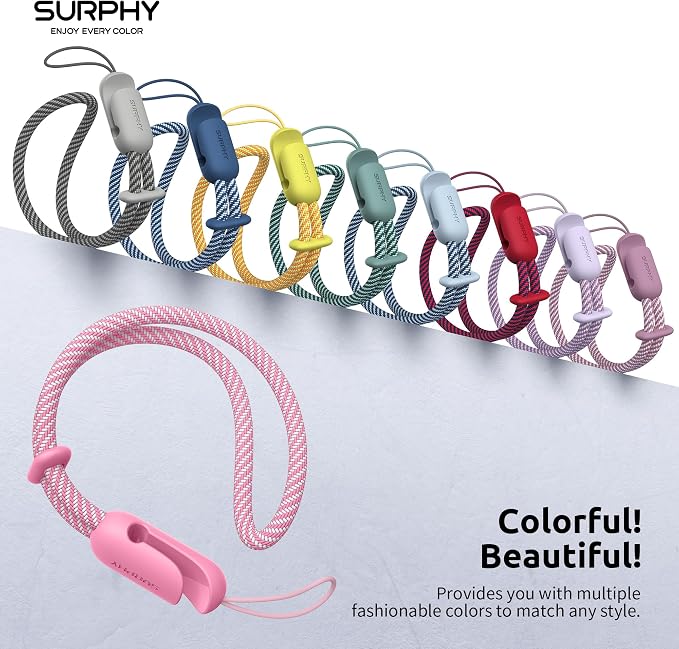 SURPHY 2 Pack Phone Lanyard for Cellphone Case, Phone Wrist Strap for Case