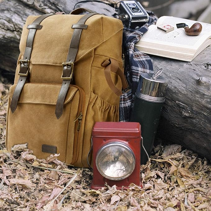 BAGSMART Camera Backpack, DSLR Camera Bag, Waterproof Camera Bag Backpack