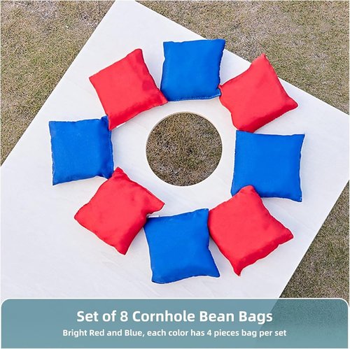 Bean Bags - High-Quality Replacement Toss Bags for Cornhole Game | Set of 8