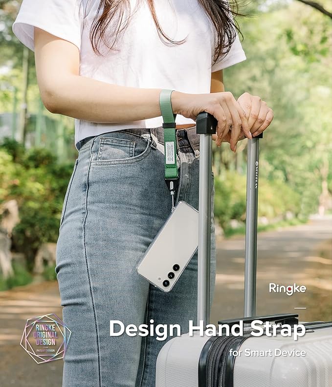 Ringke Hand Strap Designed for Camera Strap and Phone Strap, Adjustable Sturdy