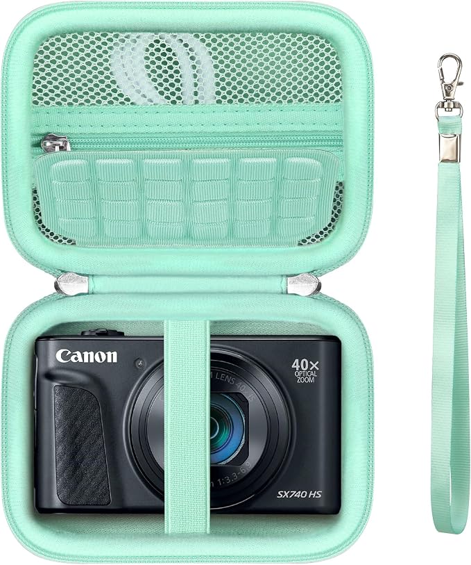 Hard Carrying Case for Canon PowerShot SX740 HS/ELPH 360 HS/ SX730 HS/ SX720
