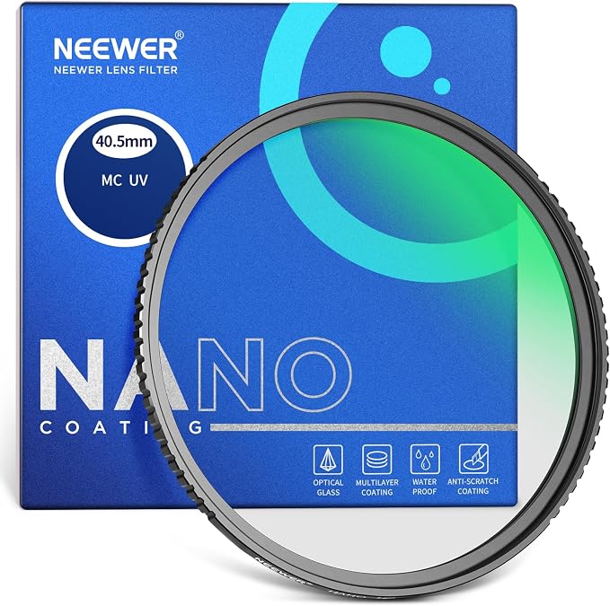 NEEWER 40.5mm MC UV Protection Filter 24 Layer Multi Resistant Nano Coatings/HD