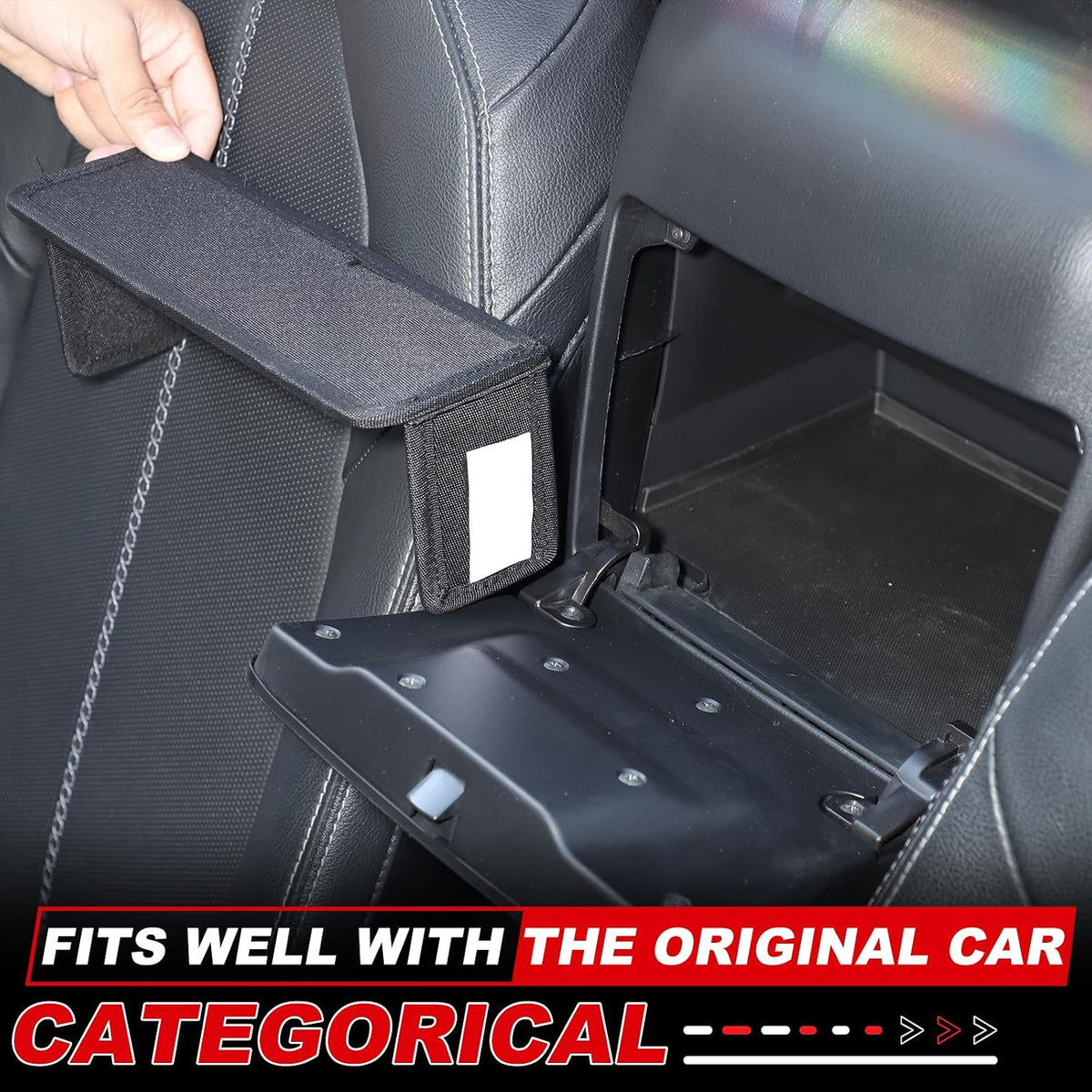 Armrest Box Storage Divider Tray Compatible with Mazda MX-5 RF Miata 2016-2026 Center Console Armrest Insert Box Secondary Storage Divider Plate Accessories