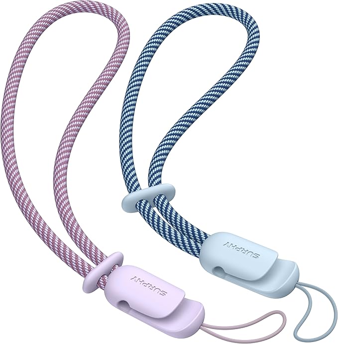 SURPHY 2 Pack Phone Lanyard for Cellphone Case, Phone Wrist Strap for Case
