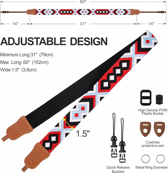 Padwa Lifestyle Diamonds Camera Strap