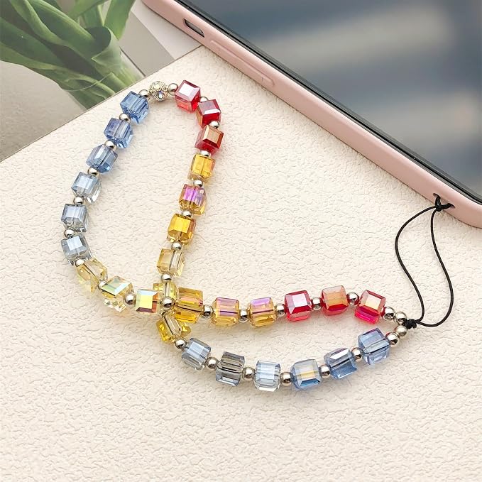 Beaded Camera Wrist Strap Cute Digital Camera Charm Lanyard Phone Chain