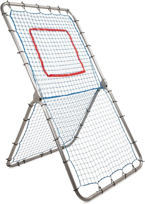 Champion Sports Pitchback Net & Rebounder - Multi-Sport Training Screen with Strike Zone Target