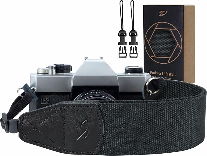 Padwa Lifestyle Black Camera Strap