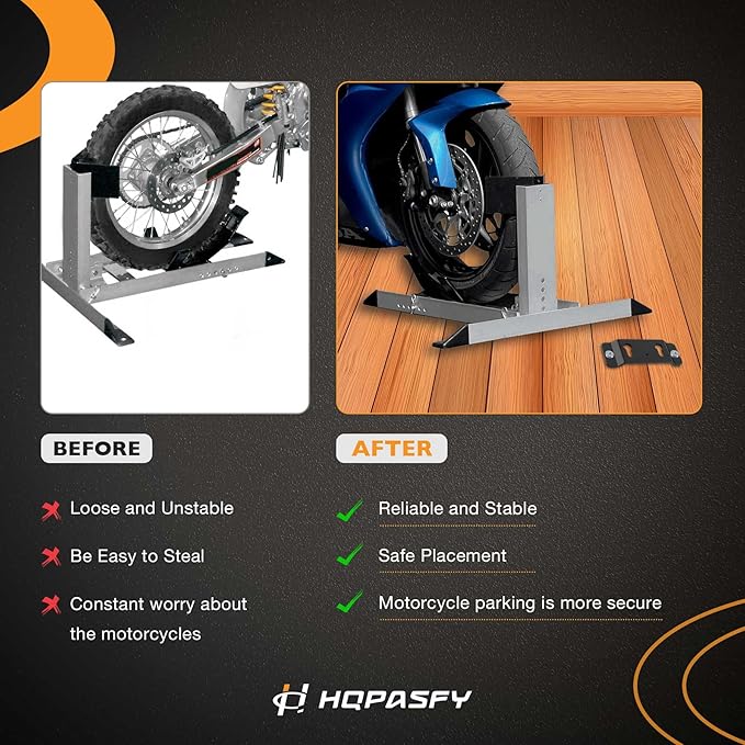 HQPASFY Trailer-Stop Adapter Kit for Pit-Stop Wheel Chock System TK-3000