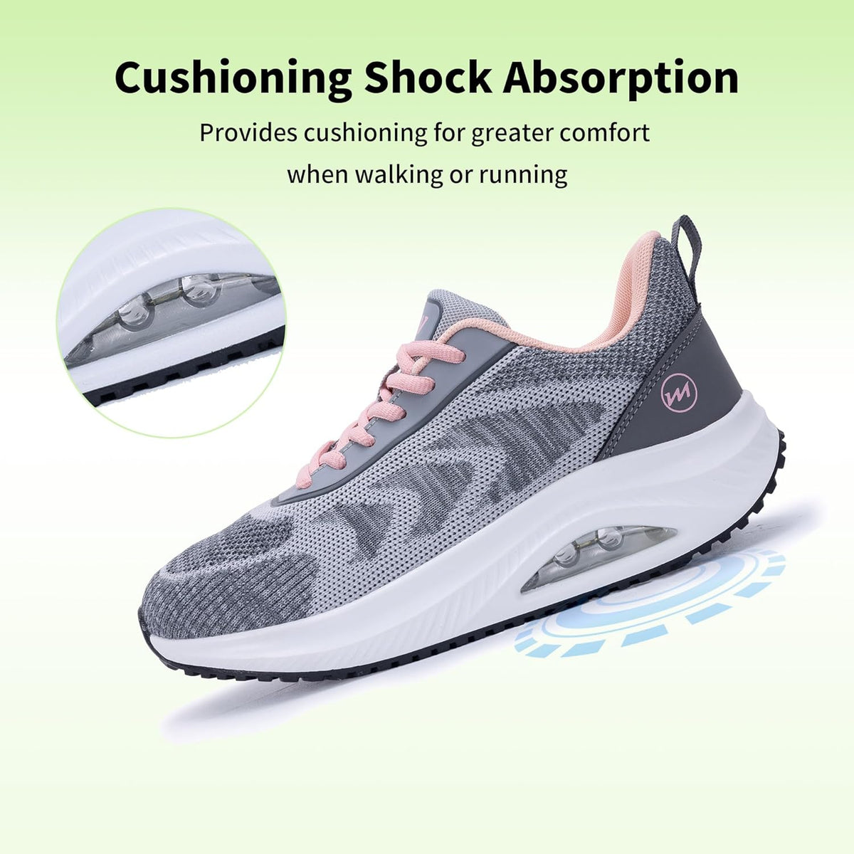 RomenSi Women's Arch Support Walking Shoes - Orthotic Sneakers for Plantar Fasciitis Relief | US Sizes 5.5-11