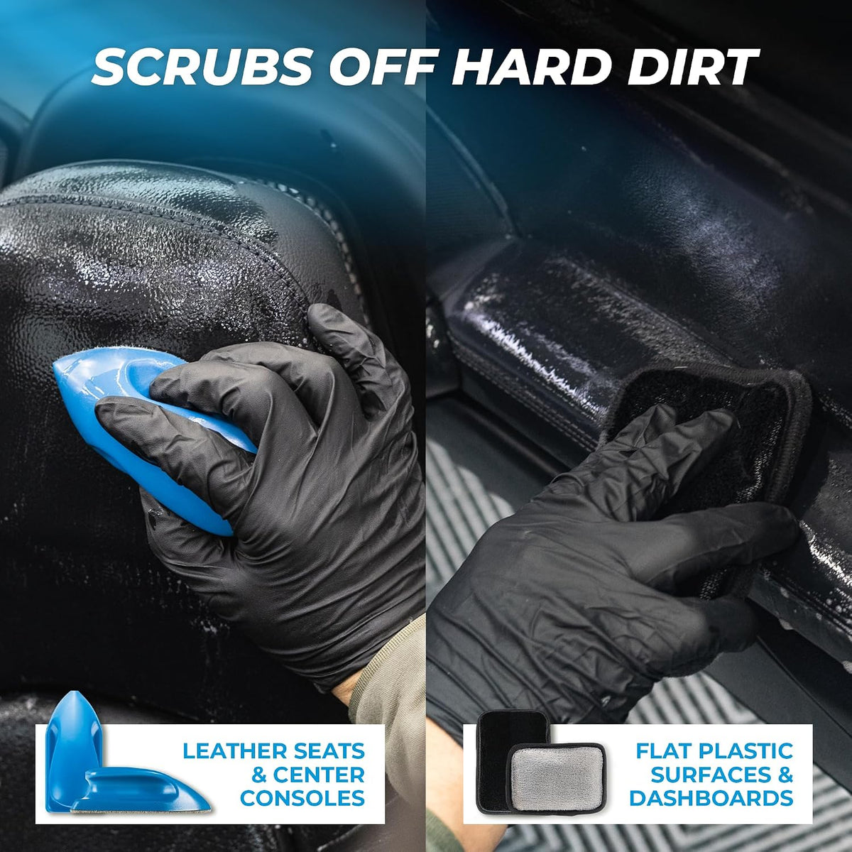 The Rag Company - Complete Leather &amp; Interior Car Cleaning Kit - Includes Glass and Interior Cleaners, Leather Care, Microfiber Towels, Brushes and Scrubbers, Cloths, Applicators - 33 Item Set