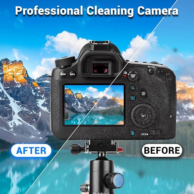 Aispour Camera Lens Cleaning Kit, 10-in-1 Camera Cleaning Kit, Camera Lens