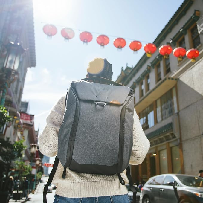 Peak Design Everyday Backpack 20L, MagLatch Top, Dual Side Access, FlexFold