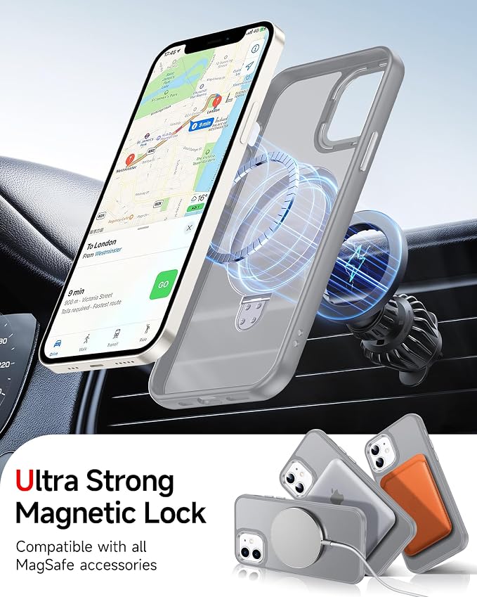 LeYi for Case for iPhone 12/ i Phone-12-Pro Cases: for MagSafe