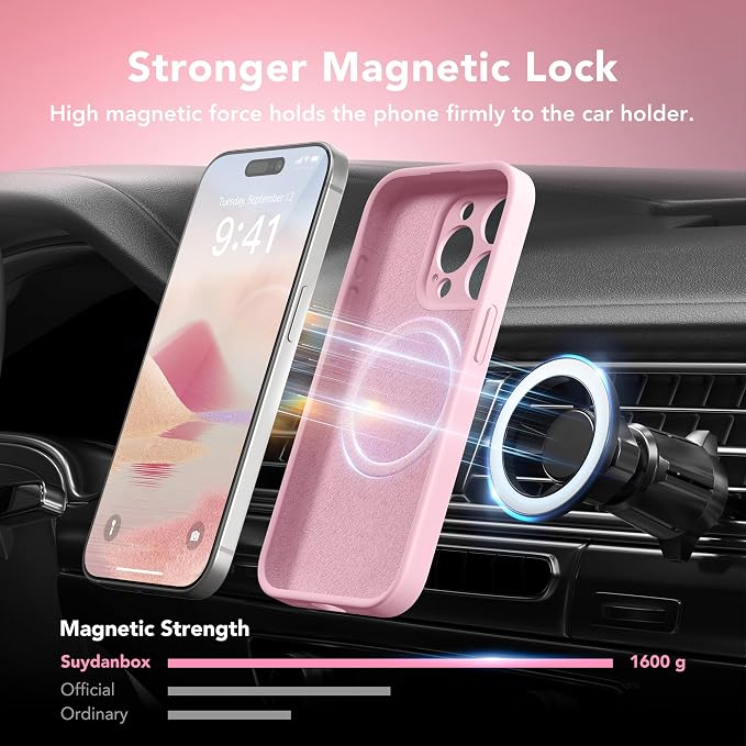 Magnetic for iPhone 15 Pro Max Case, Compatible