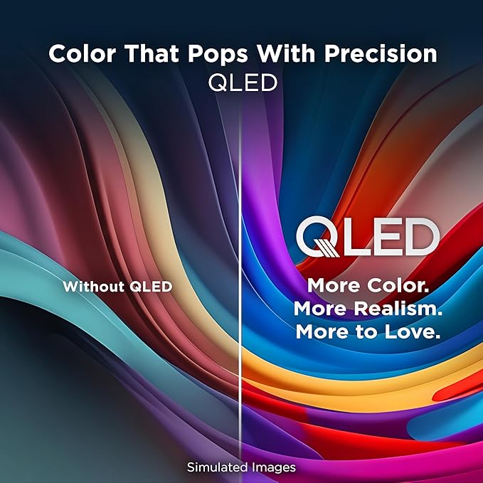 TCL 50-Inch F7D Series 4K QLED (50F7D, 2026 Model) with Dolby Vision HDR & Dolby Atmos Smart TV with Fire TV, Alexa+, Auto Game Mode, High Brightness LED Backlight, and Hands-Free Voice Control
