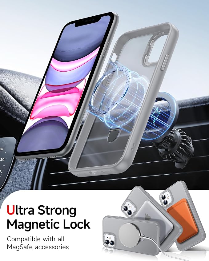 LeYi for iPhone-11 Case Gray,
