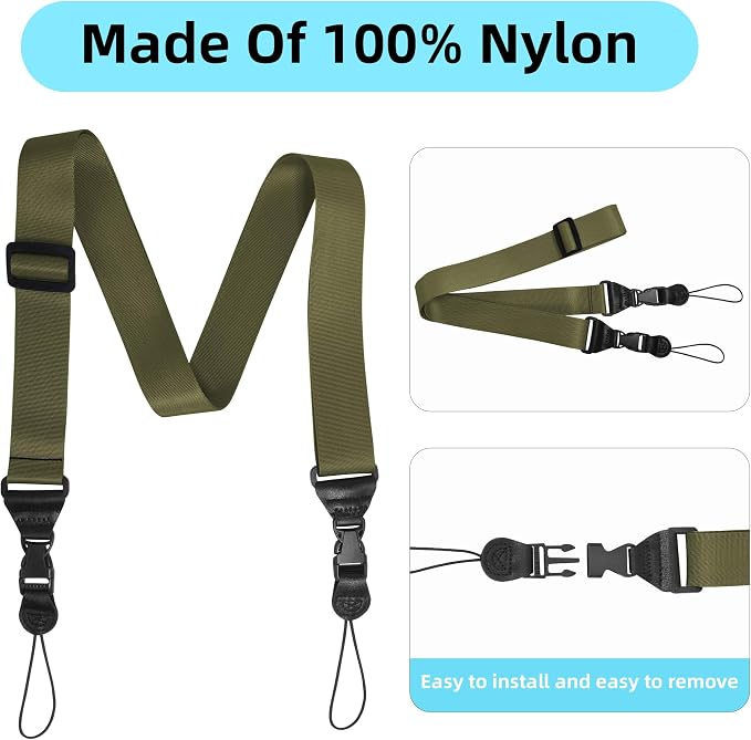 Adjustable Shoulder Strap:Comfortable iPad Strap Nylon Neck Lanyard