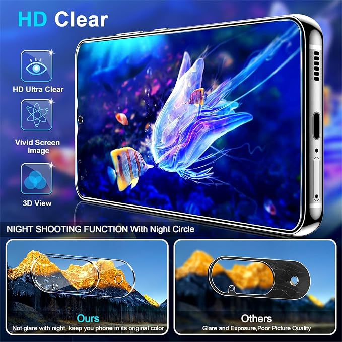 letosan 3 Pack for Google Pixel 10 Screen Protector Tempered Glass + 3 Pack
