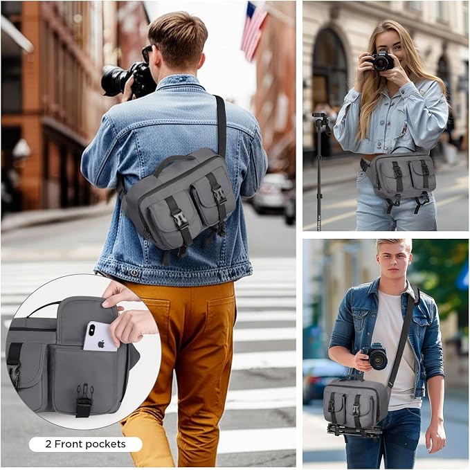 TAAOKA Camera Sling Bag, DSLR Camera Bag