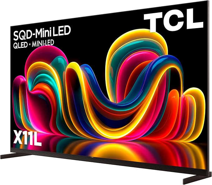 TCL 98 Inch Class X11L | SQD-Mini LED | 98X11L, 2026 Model | 144HZ Ultimate Brightness & Contrast Dolby Vision | Up to LD20K Precise Dimming | Gemini AI Smart Google TV | Dolby Atmos Bang & Olufsen