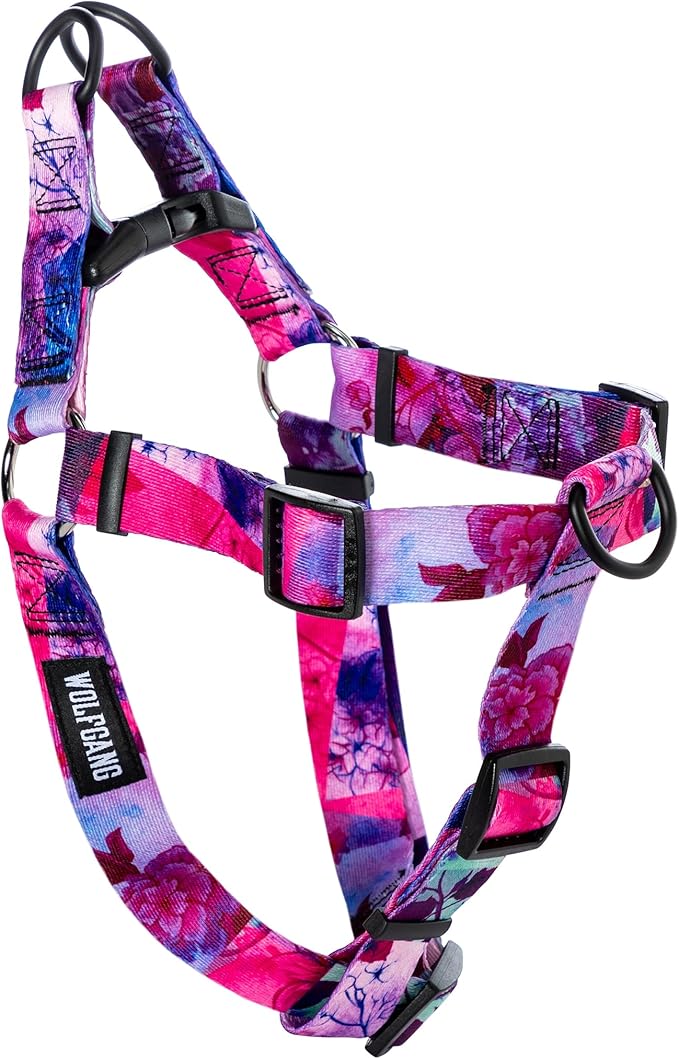 Wolfgang Heavy Duty Adjustable Dog Harness, Pull-Tested to Over 800 lbs for Walking & Training, Daydream Print, Extra Large