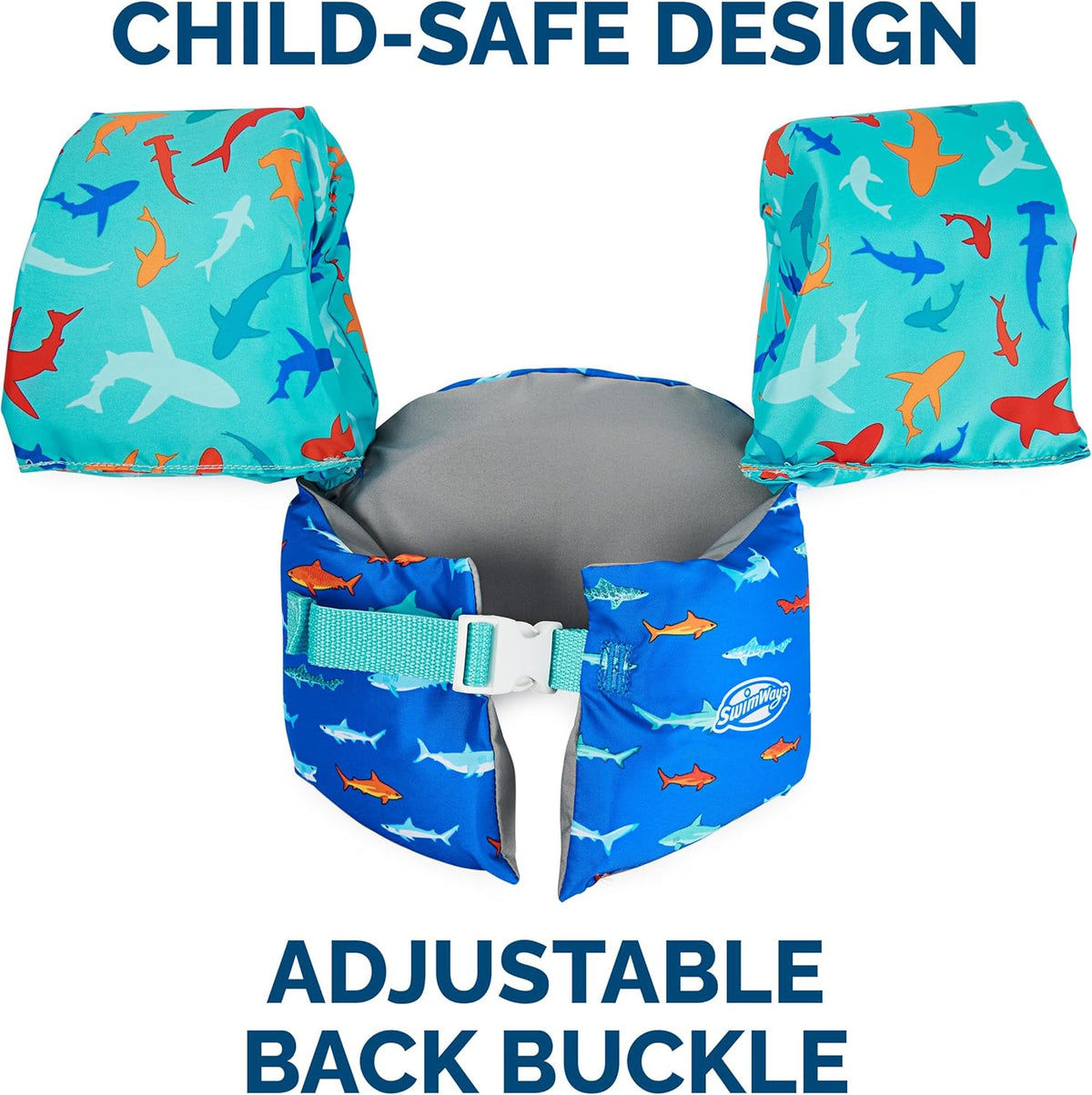 SwimWays Swim Trainer Life Vest - US Coast Guard Approved Kids Swim Vest for Safety & Comfort