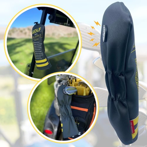 Funny Golf Fore Dummies Checklist Headcovers for Blade Putters Headcovers, Great Golfer Golf Gifts for Dad, Men, and Women (Fairway Wood)