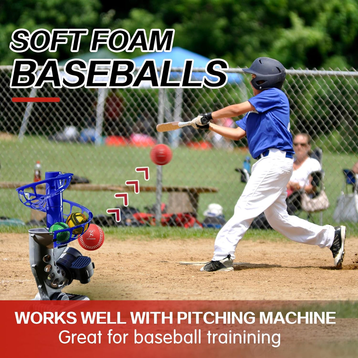 Skiennix Foam Baseballs - Soft Training Balls for Kids | Safe Indoor/Outdoor Play - 6 Pack & 12 Pack Options