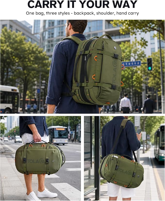Tolaccea Travel Laptop Backpack