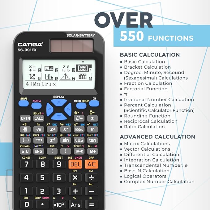 CATIGA SS-991EX Scientific Calculator
