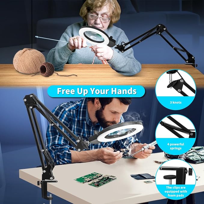 KIRKAS 12X Magnifying Glass