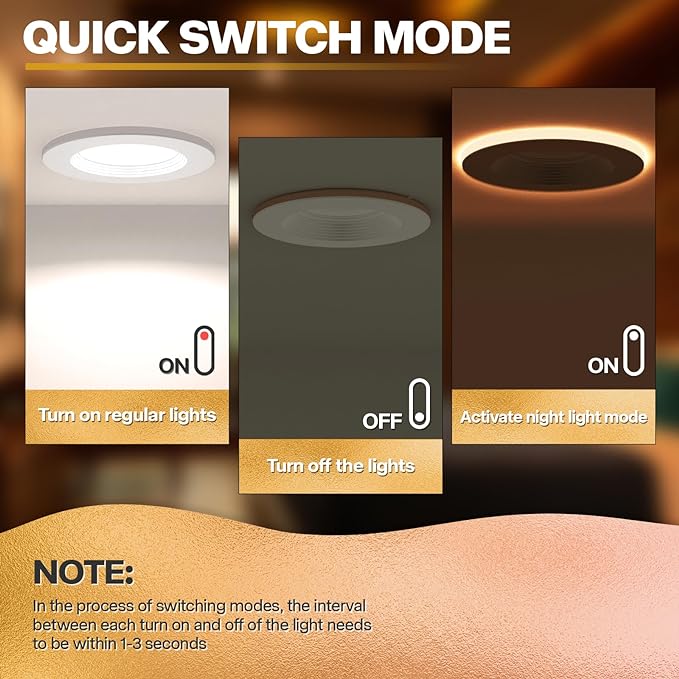 1 Pack 5/6 Inch LED Can Lights