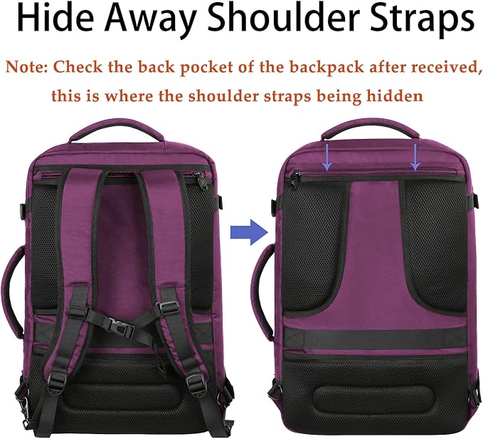 MATEIN Carry on Backpack for Women, 27L Flight Approved Backpack for Teacher