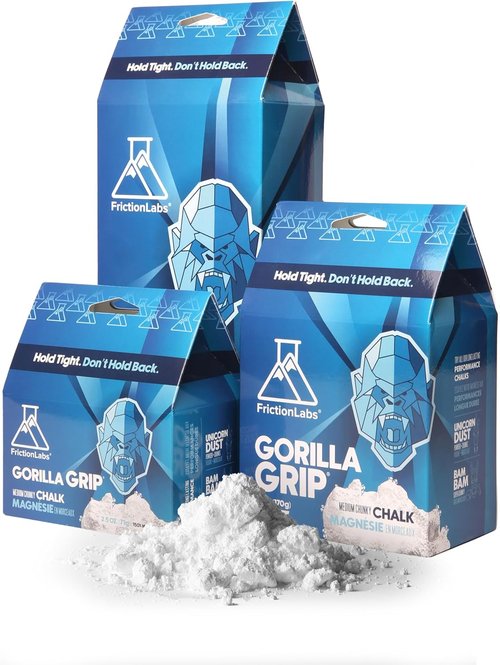 Friction Labs Premium Loose Climbing Chalk - High-Performance Grip for Bouldering & Weightlifting - Skin-Friendly Formula
