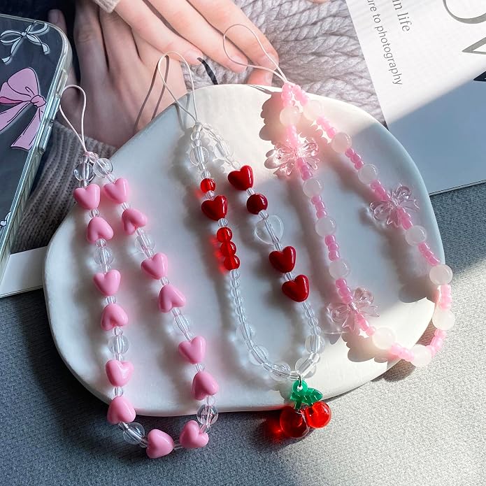 Phone Charm Strap Cute Phone Lanyard Wrist Strap Bracelet Accessories