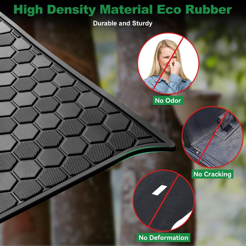Yamaha Drive2 Golf Cart Floor Mat, Full Coverage Golf Cart Floor Mat Replacement for Yamaha Drive2 Models Only (2017-2023) and UMAX Rally 4x4-Black Trim