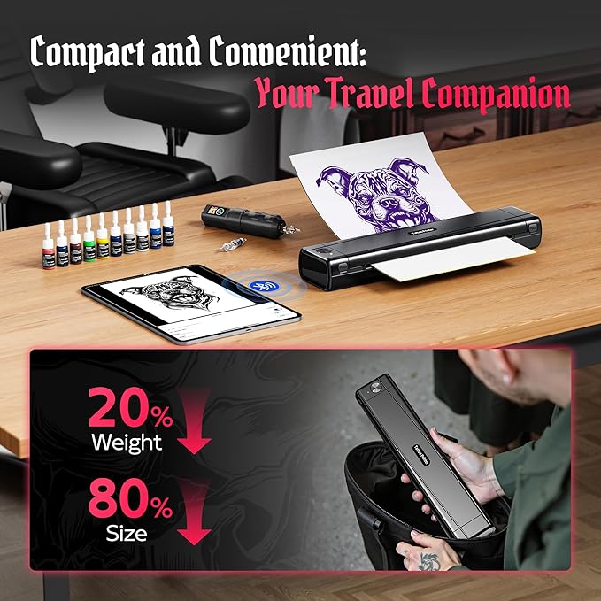 TATTMUSE 2026 New Version Tattoo Stencil Printer Machine