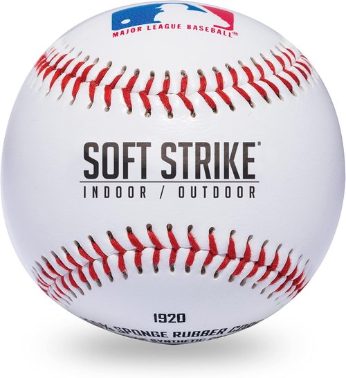 Franklin Sports Soft-Strike Teeball - Official Size & Weight - Safe Hollow Rubber Core - Indoor/Outdoor Use