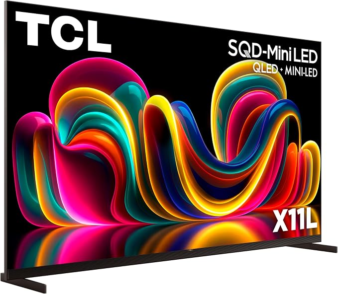 TCL 98 Inch Class X11L | SQD-Mini LED | 98X11L, 2026 Model | 144HZ Ultimate Brightness & Contrast Dolby Vision | Up to LD20K Precise Dimming | Gemini AI Smart Google TV | Dolby Atmos Bang & Olufsen