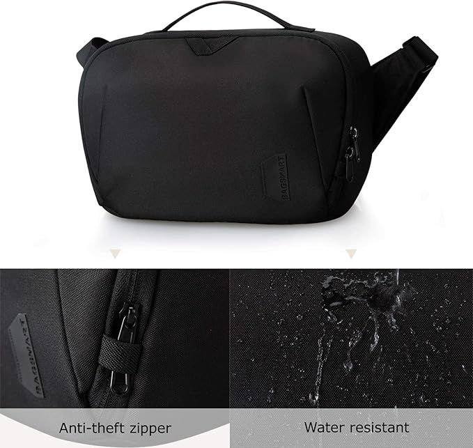 BAGSMART Camera Bag, SLR DSLR Canvas Camera Case, Water-resistant and