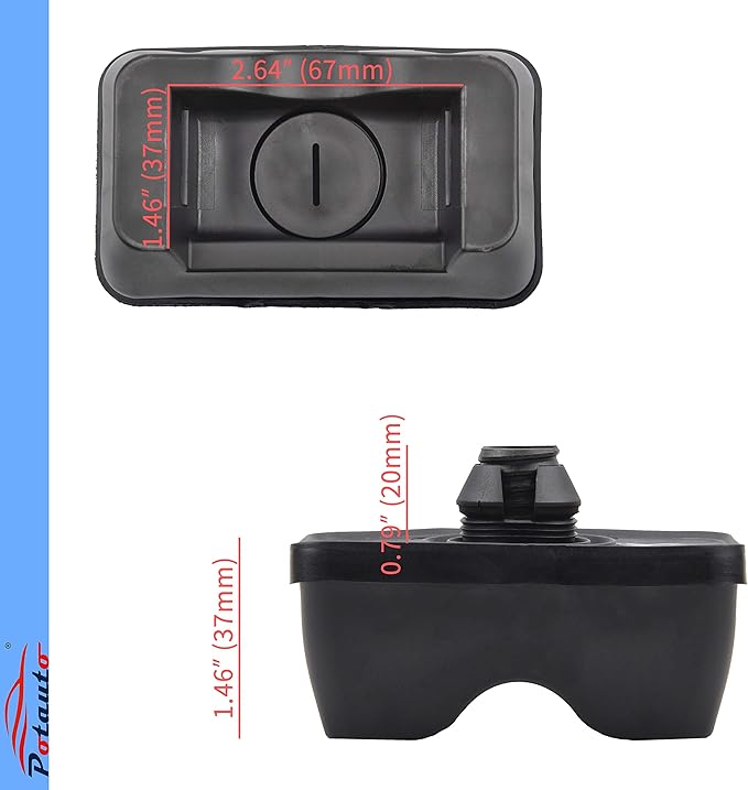 Potauto Upgraded 2039970186 Car Jack Lift Pad Puck Support Compatible with Mercedes-Benz C230 C240 C280 C32 AMG C320 C350 C55 AMG CLK320 CLK350 CLK500 CLK55 AMG CLK550 CLK63 AMG CLS500 CLS55 AMG CL