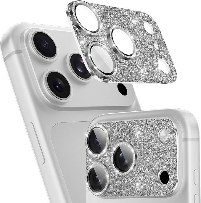 imluckies Compatible with iPhone 17 Pro Camera Lens Protector Bling, Ultra HD