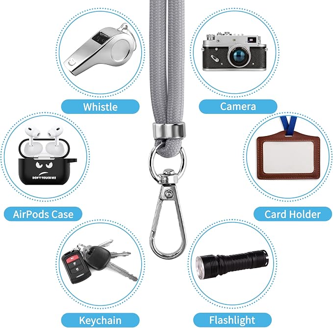 CACOE Phone Lanyard 2 Pcs-2 Pcs Adjustable Neck Strap, Universal Crossbody