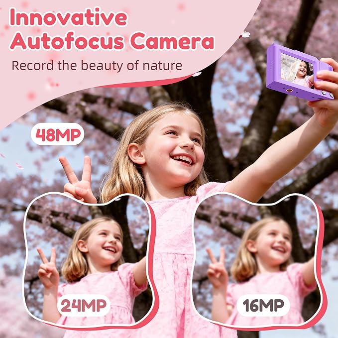 Digital Camera, FHD 4K Digital Point and Shoot Camera
